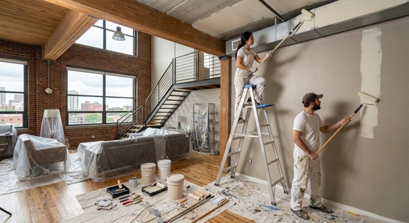 Attic Painting in Wilmington, NC
