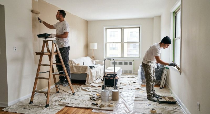 Interior Trim Painting in Wilmington, NC