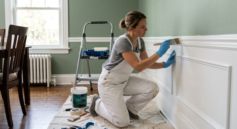 Shiplap Painting in Waco, TX