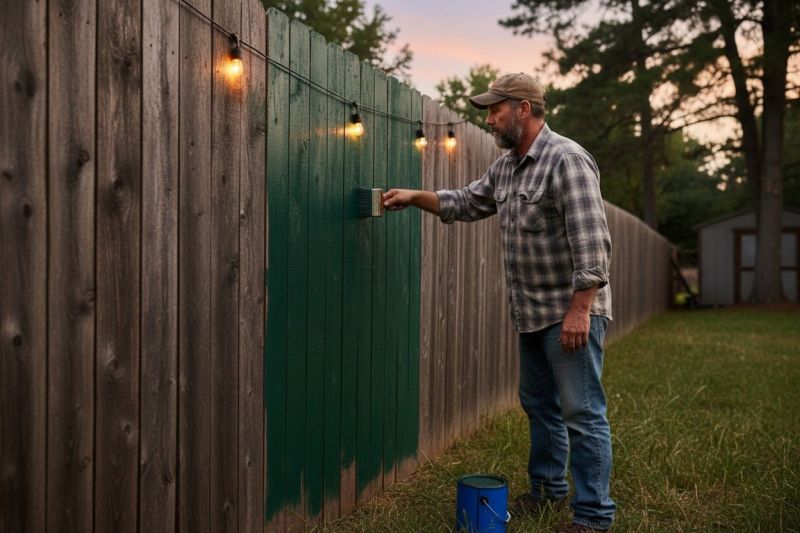 Wire Fence Painting in Waco, TX